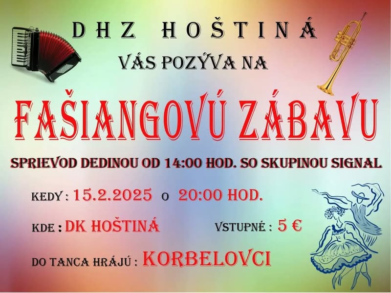 Fašiangová-zábava-Hoštiná